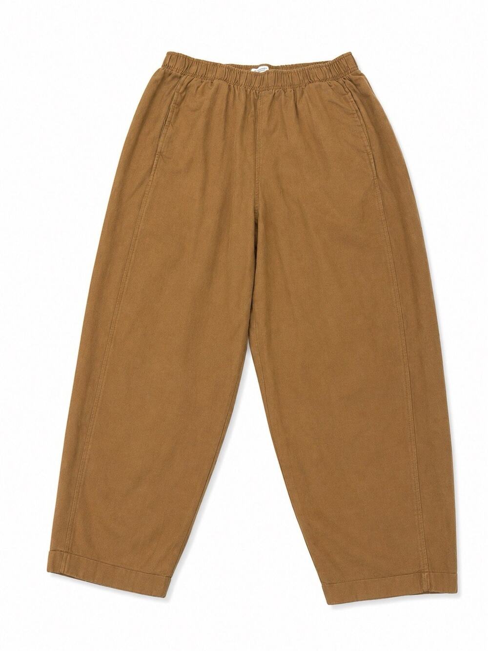 Max Studio Tobacco Women Size Large Pants Tapered Linen Blend